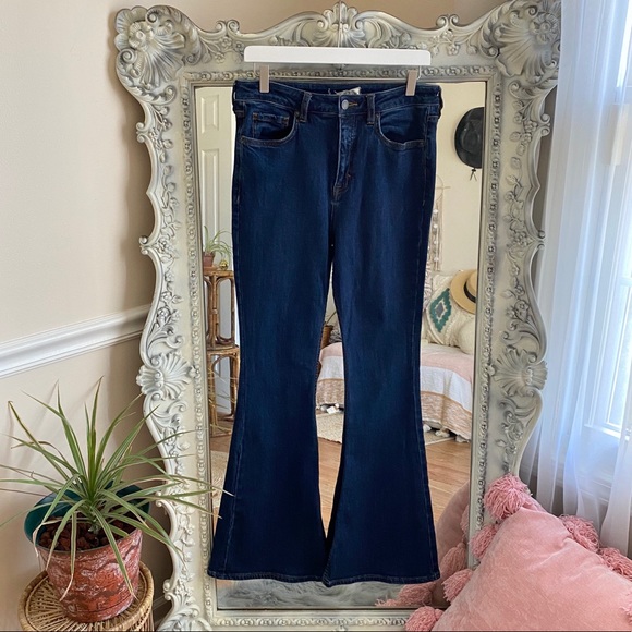 Free People Hi Rise Flare Leg Bell Bottom Jeans 29 - Picture 2 of 12
